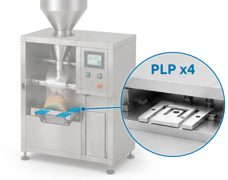 PLP load cells on a packaging machine PLP load cells on a packaging machine
